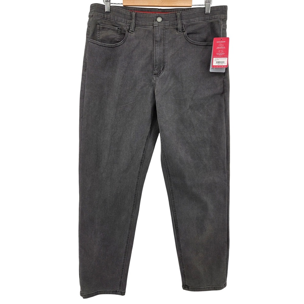 REDVANLY Ranstead Pull-On Jean Charcoal Gray ActiveDenim‎ Stretch Mens XL
